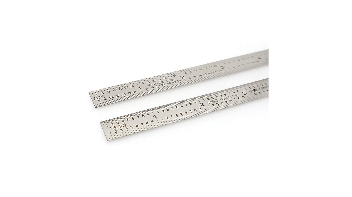 WeldingStop 5R Scale Machinist Ruler 6 Inch Stainless Steel Flex Rule