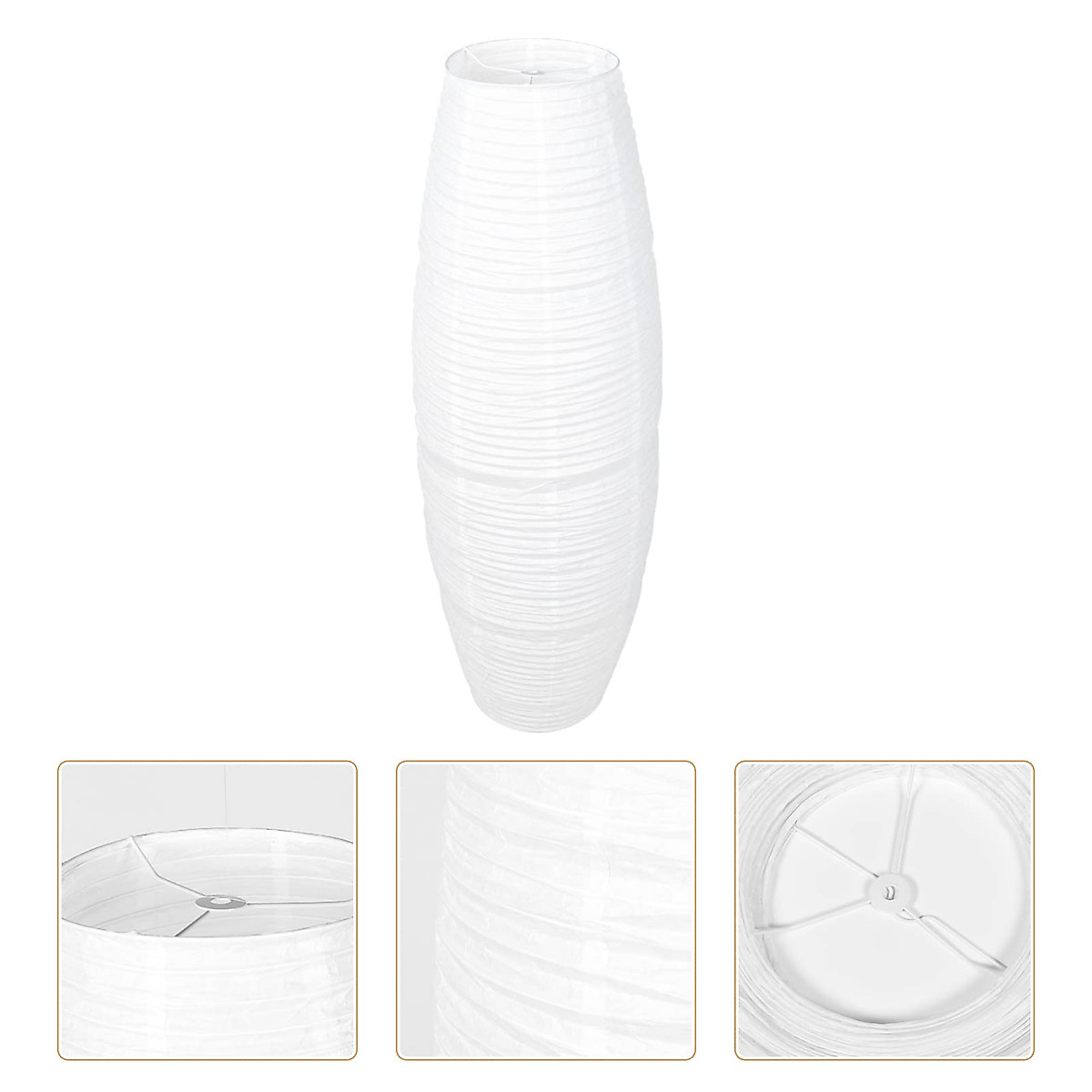 Elegant Beaupretty Rice Paper Floor Lamp Shade