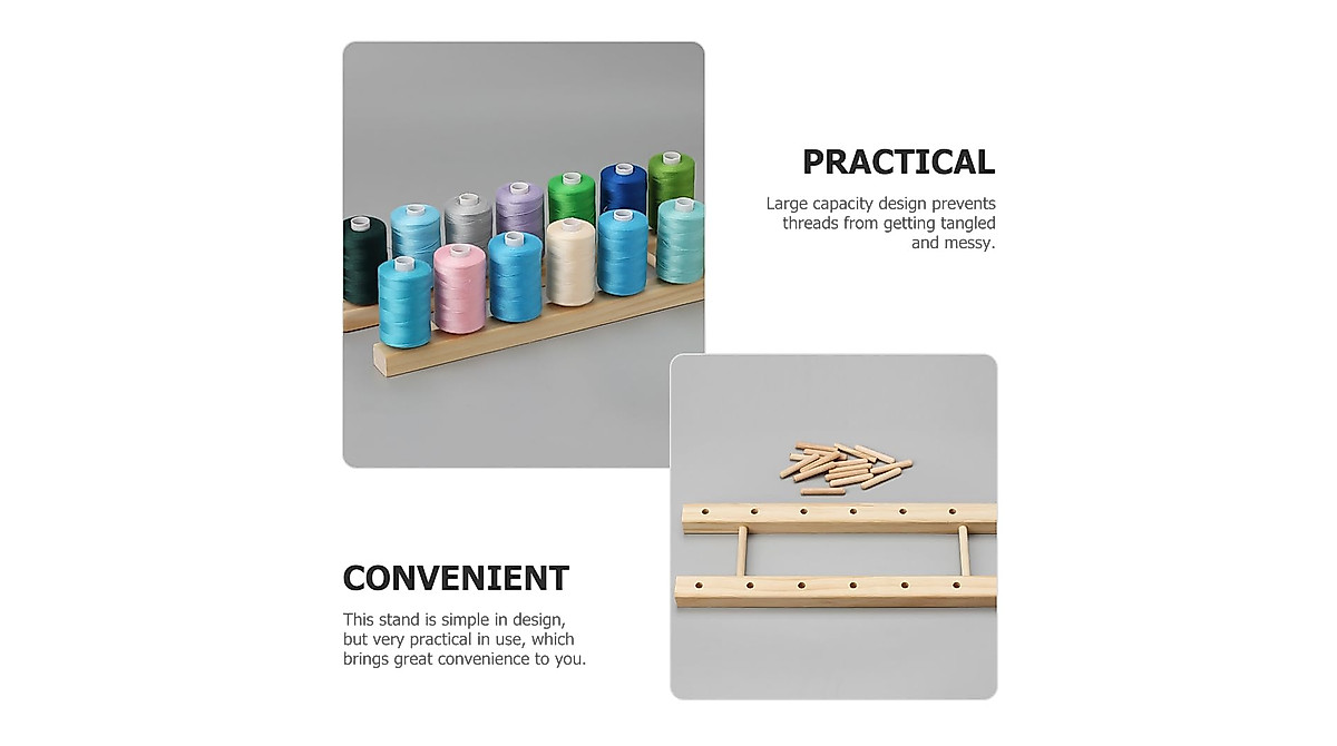 NUOBESTY Sewing Storage Rack - Organize Threads Easily