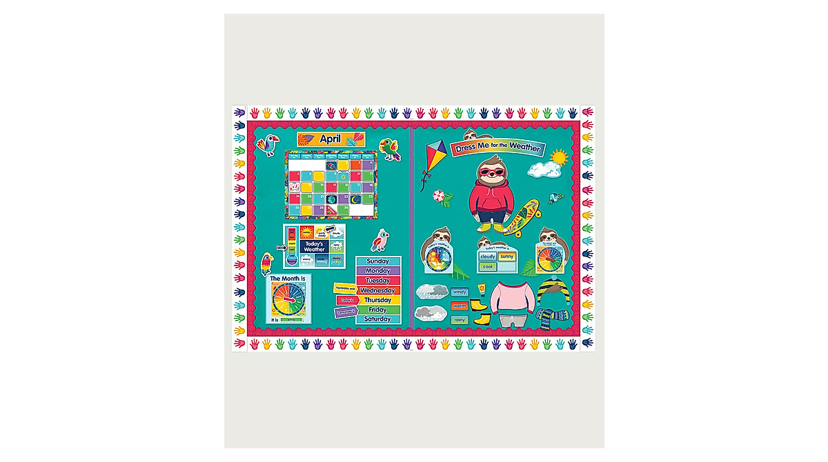Carson Dellosa Weather Bulletin Board Set for Classroom & Homeschool