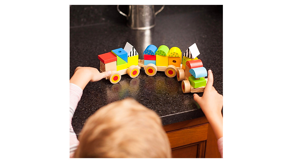Fat Brain Toys Learning Locomotive - Engaging Train Set