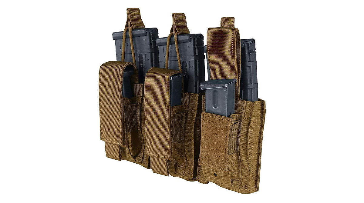 Condor GEN2 Triple Kangaroo Mag Pouch Coyote Brown | Tactical Gear