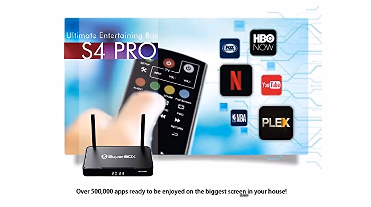 S4 Pro Android TV Box 2023 with 4K HDMI and Voice Control