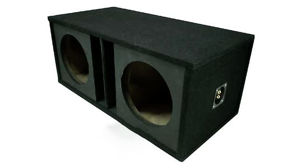 Harmony Audio Dual 15-Inch Slot Vented Sub Box for Car Audio