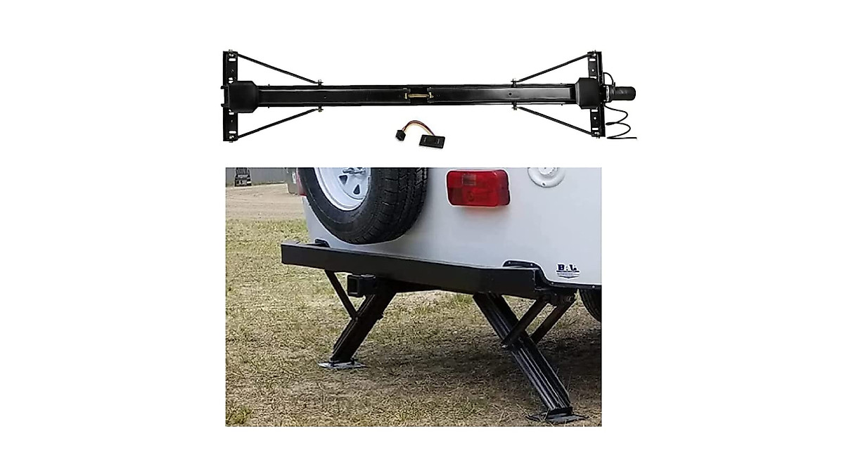 MFZDQL Rear Trailer Power Stabilizer Jack Kit for RVs | Easy Electric ...