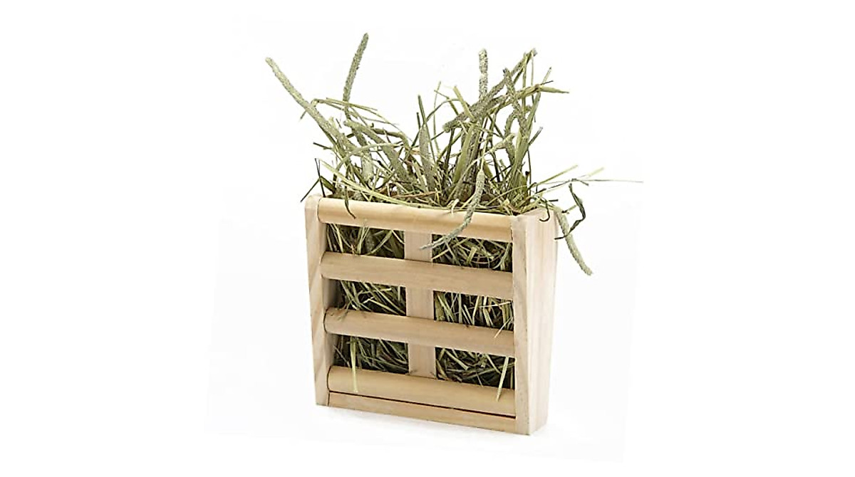 Mipcase Pet Hay Feeder Rack for Rabbits & Small Pets