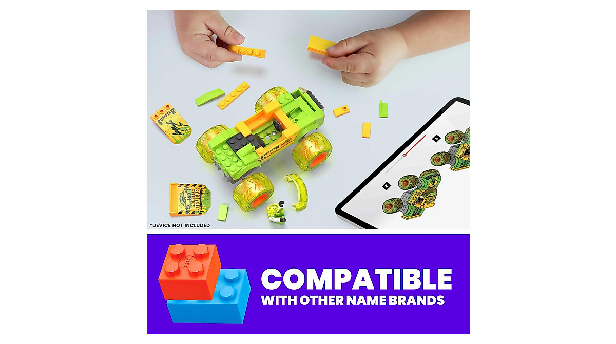 Mega Hot Wheels Gunkster Monster Truck Building Toy for Kids 5+