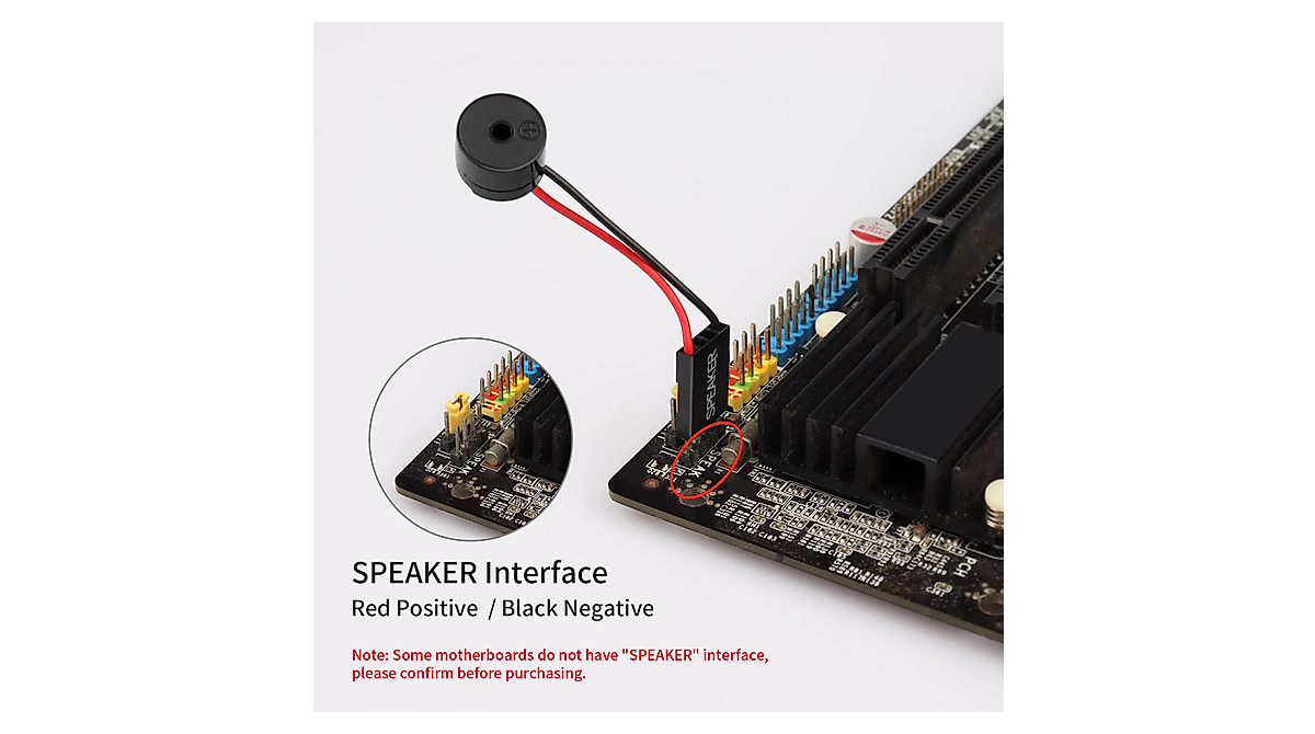 5 PCS Motherboard Alarm Buzzers for PCs