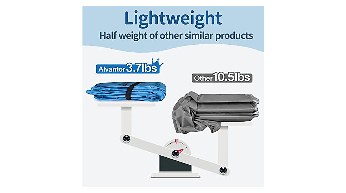 Alvantor Pet Swimming Pool: Foldable & Portable Spa