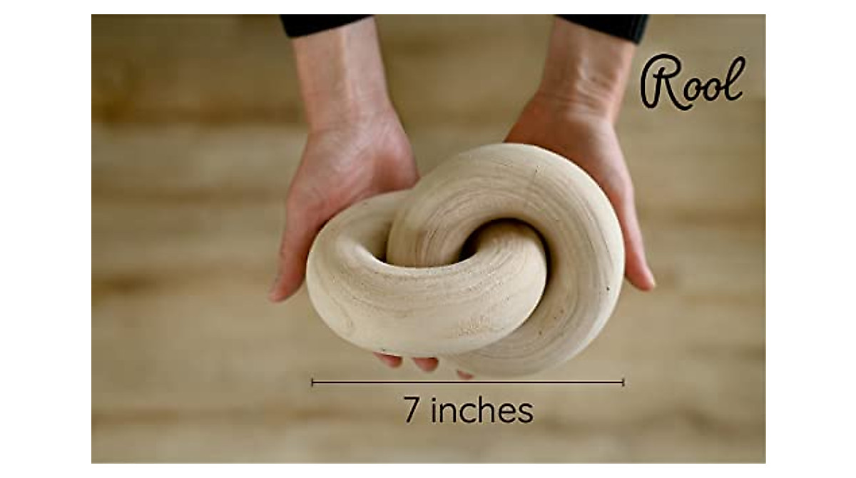 Rool Wood Knot Décor - Natural Japandi & Farmhouse Accent