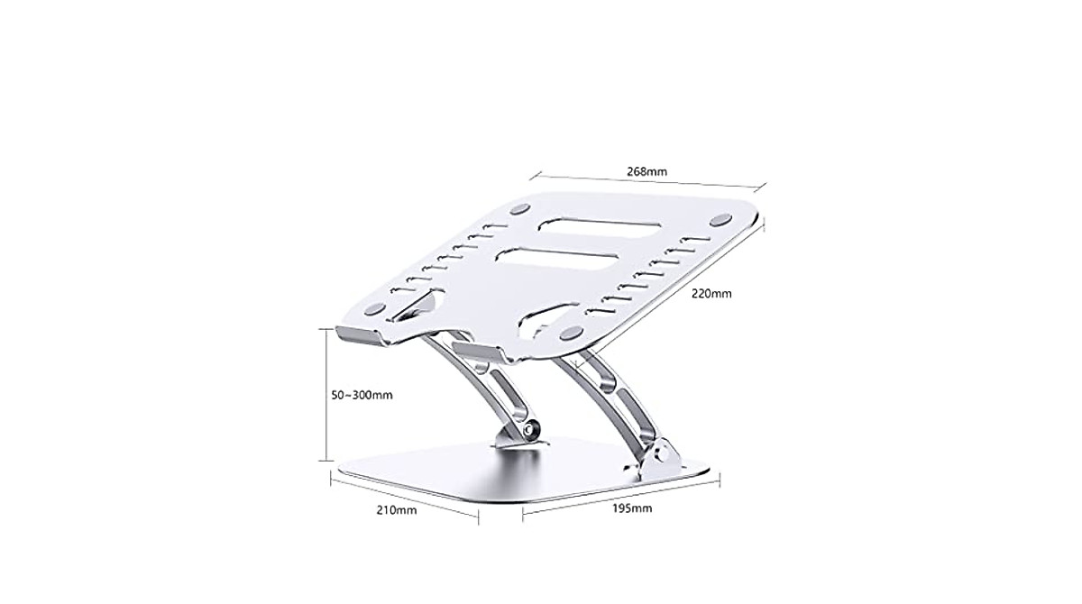 Laptop Stand Portable Riser for Desk - Ergonomic Laptop Holder