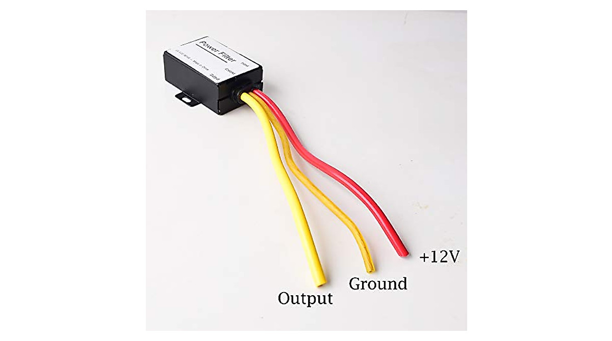Car EMI Noise Filter Isolator for Clear Audio | EKYLIN 12V Noise Suppressor