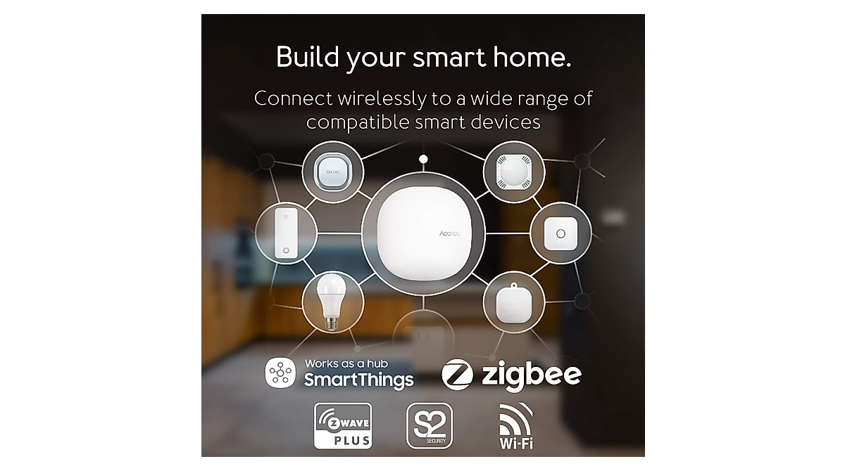 Aeotec Smart Home Hub - Compatible with Zigbee, Z-Wave & Alexa