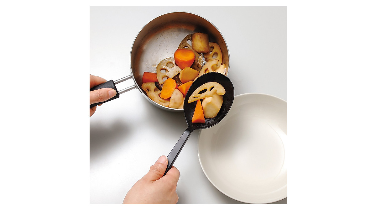 MUJI Silicone Cooking Spoon 26cm - Heatproof & Multi-Purpose