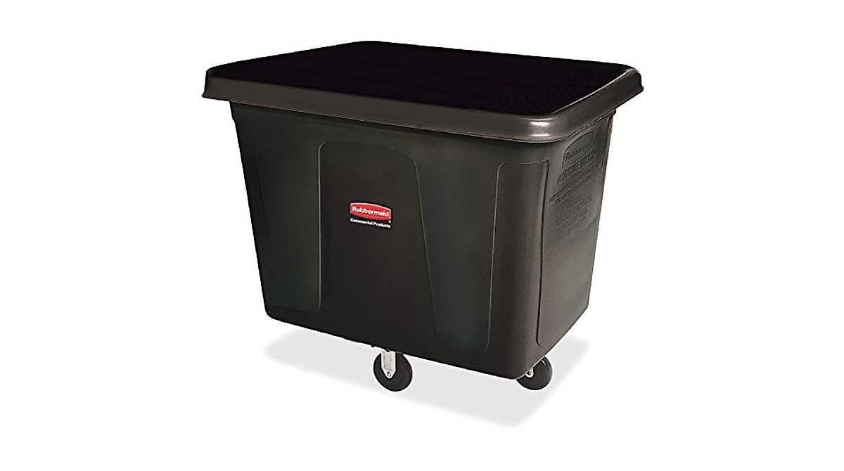 Rubbermaid 24-Inch Rolling Cart for Trash & Material Transport