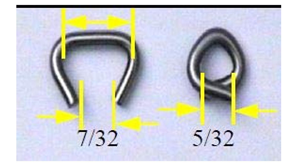 500 Heavy-Duty Galvanized Steel Hog Rings for Various Uses