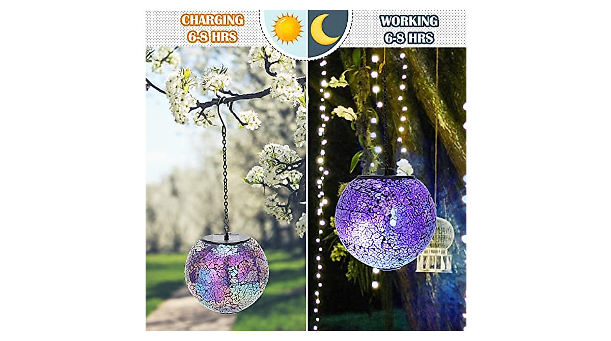 Vibrant Solar Hanging Lantern for Outdoor Décor