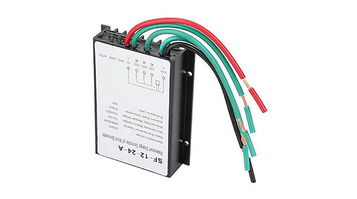 Walfront 12V/24V Waterproof Wind Turbine Controller