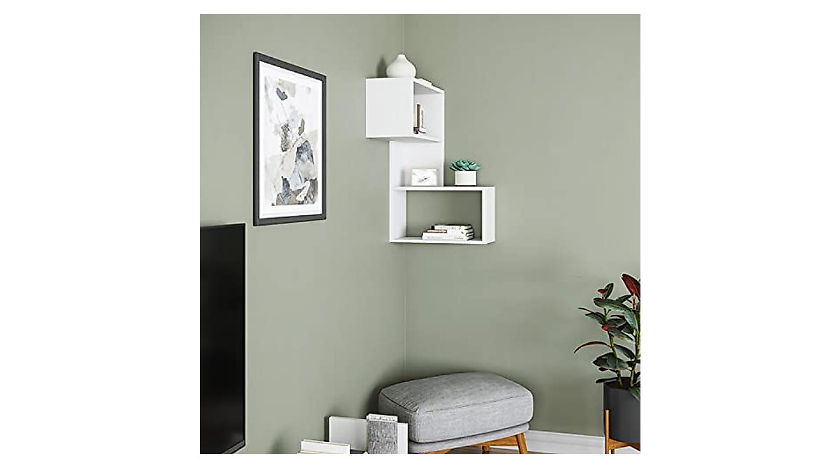 RANK Corner Shelf - Space-Saving Wall Storage Solution