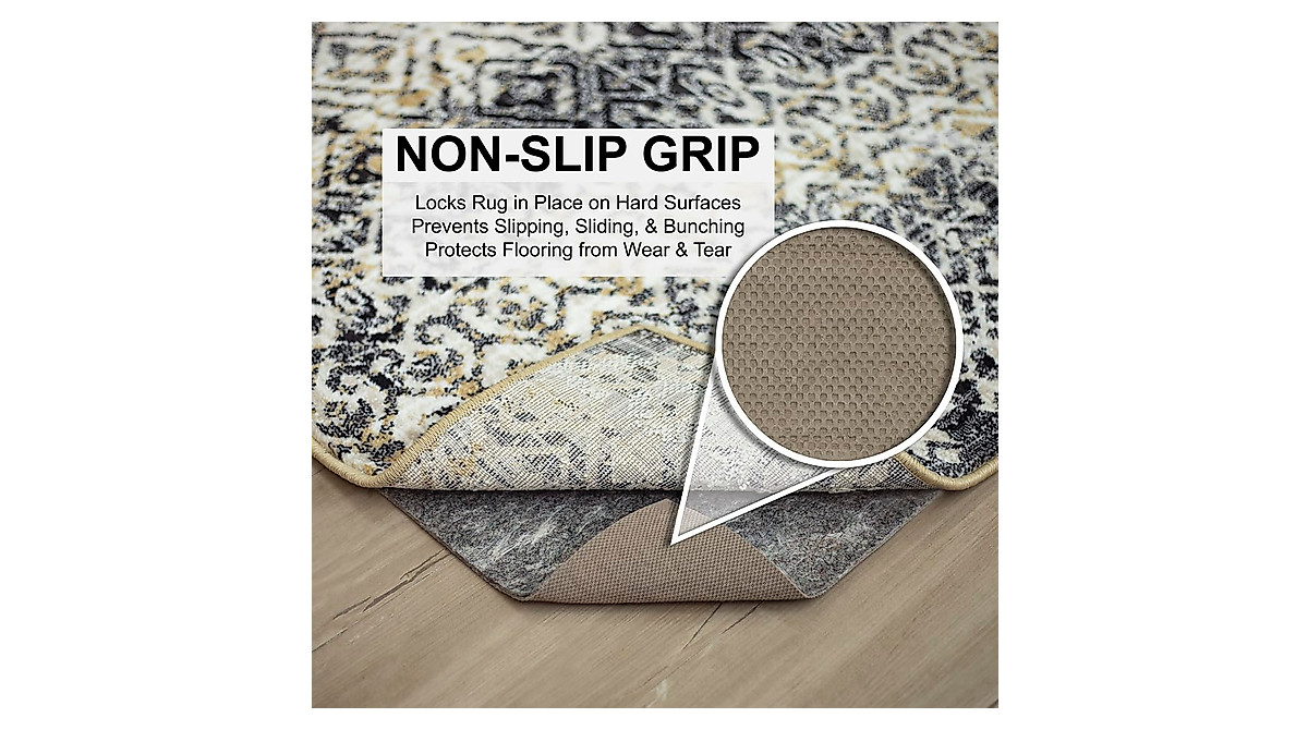 Mohawk Home Non Slip Rug Pad 3x12 | Safe for All Floors