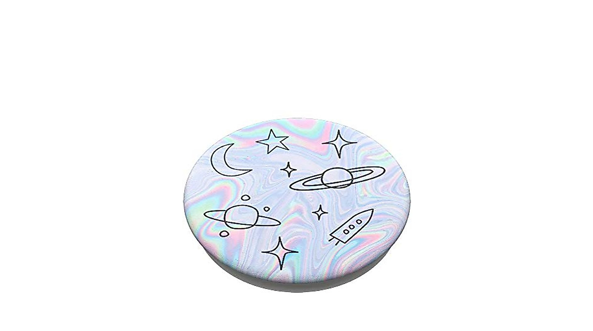PopSockets PopGrip Space Doodle - Swappable Phone Stand & Grip
