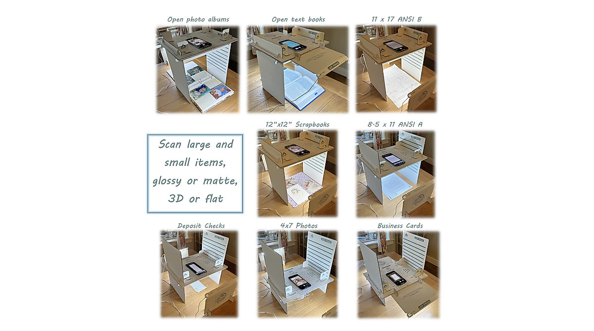 Scanner Bin Pro: Smart Phone Document Scanning Stand