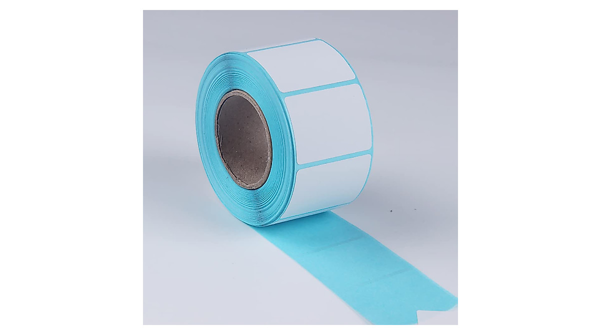 White Rectangle Stickers 50x30mm Printable Labels for Food Containers