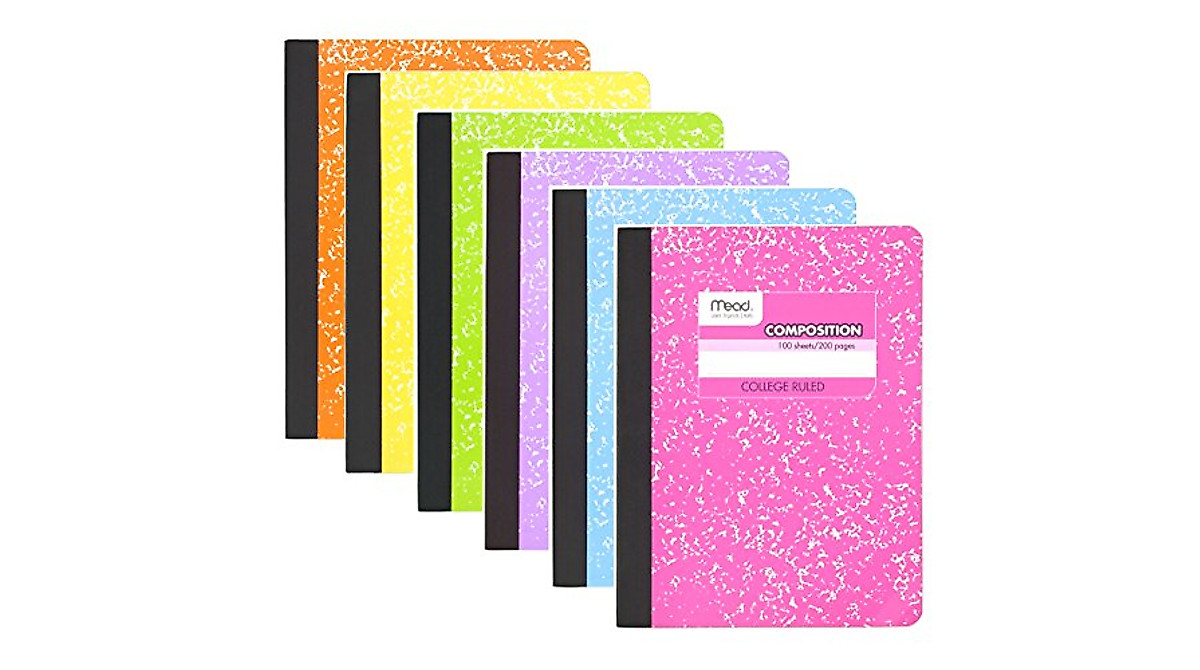 Mead Pastel Composition Notebooks - 6 Pack Set