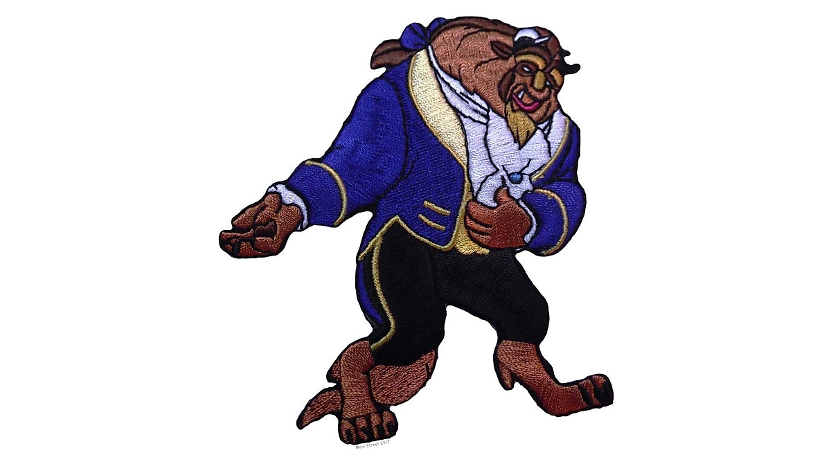 Beauty and The Beast Iron on Patches Set - 4 Inch