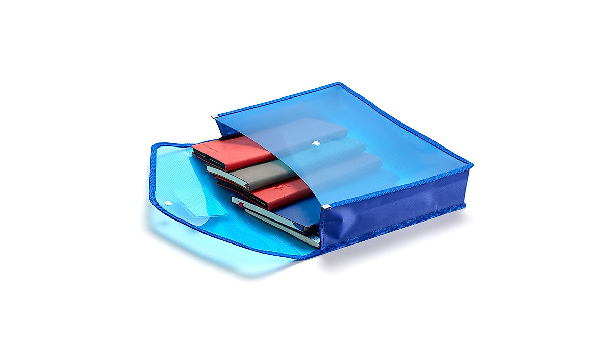 JIZISO Legal Size Expanding File Wallets - 5 Pack