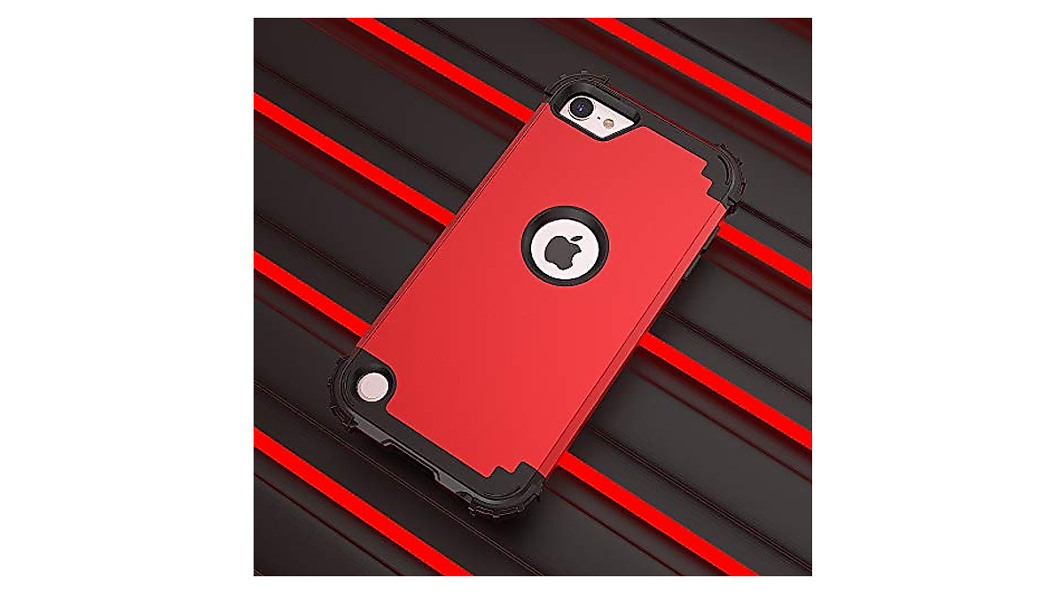 thumbnail image 2 of IPod Touch 7 Case With 2 Screen Protectors, IPod Touch Case For Girls, IDweel 3 In 1 Hard PC Case Silicone Shockproof Heavy Duty Hard Case For 2019 2 of 12