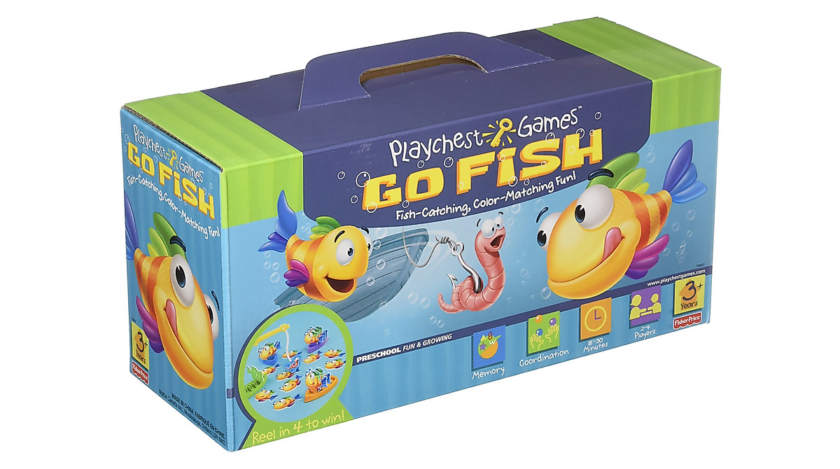 MATTEL Playchest Go Fish - Fun Learning Game for Kids