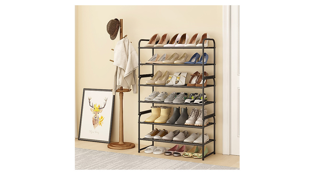 Buy Simple Trending 2-Tier Stackable Shoe Rack - Organizer
