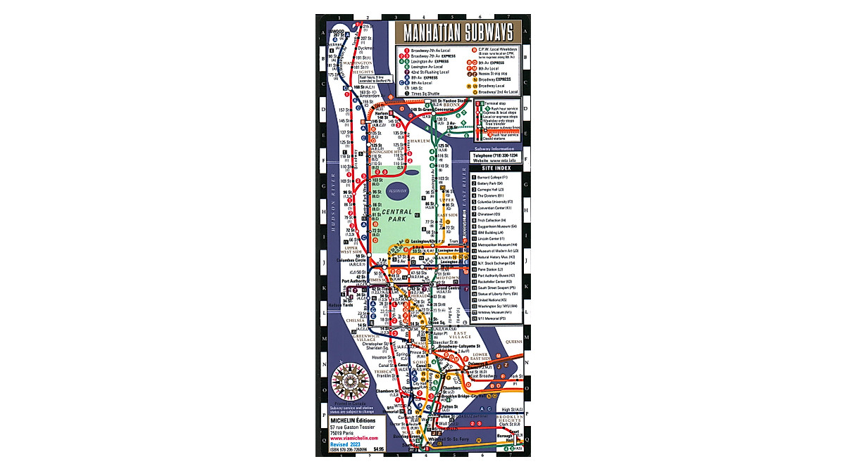 Streetwise Manhattan Bus Subway Map - Your Essential Guide