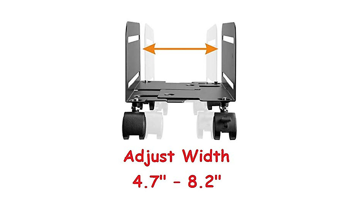 Mount Plus MP-CPB-4 2-Pack Computer Cart for ATX Cases