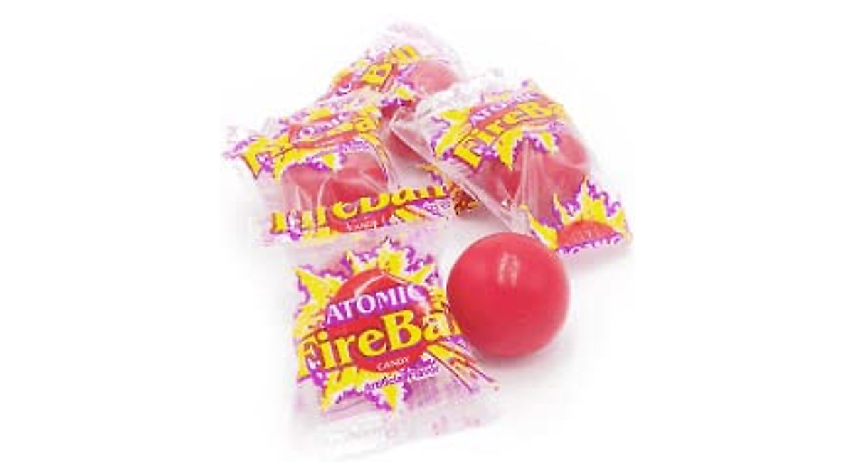 Atomic Fireball Jawbreakers - Spicy Cinnamon Candy