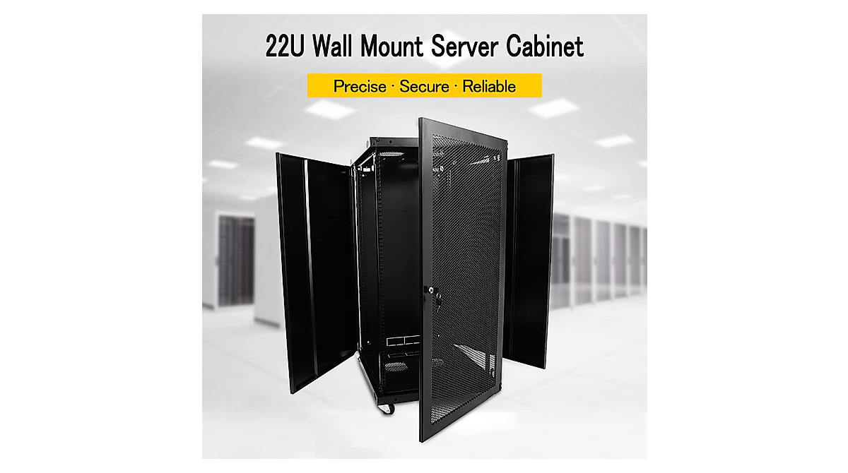 RAISING ELECTRONICS 22U Server Rack - Durable & Secure