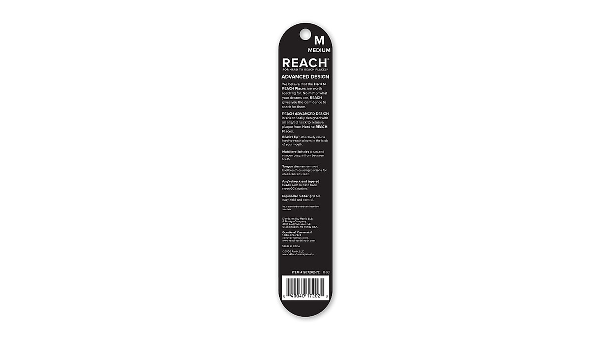 Reach Advanced Design Medium Toothbrush | Superior Oral Hygiene