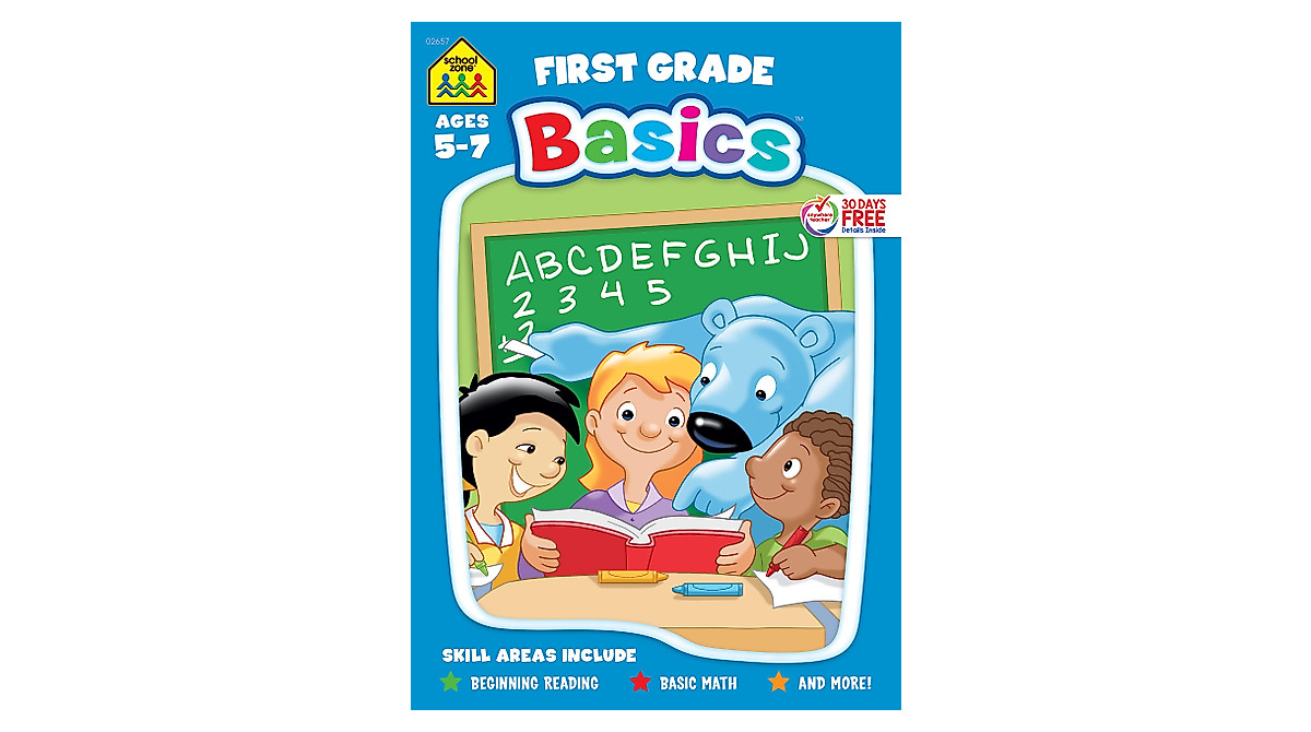 First Grade Basics Workbook - Fun Learning for Kids