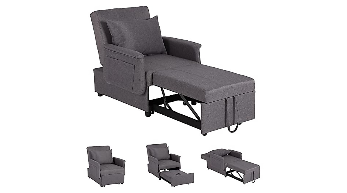 Buy SAMERY Convertible Chair Bed - 3-in-1 Sleeper Chair