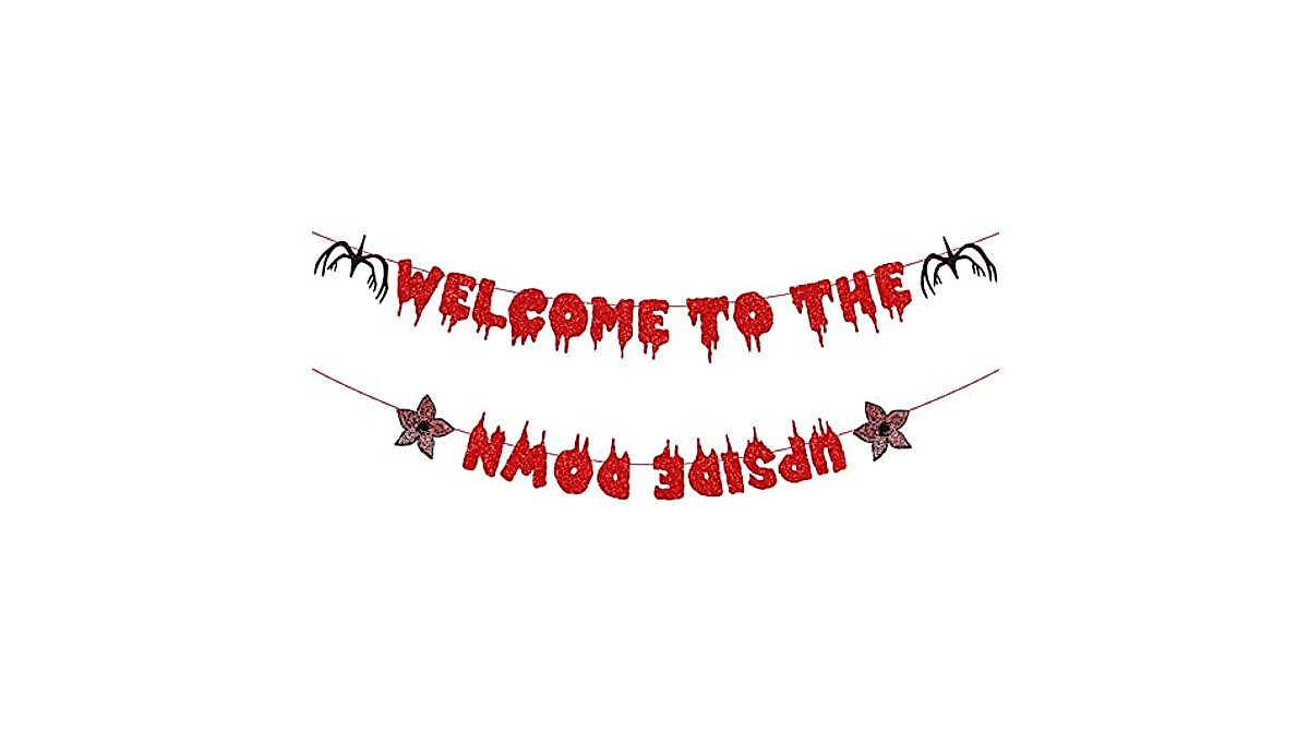 Stranger Party Banner | Welcome to the Upside Down