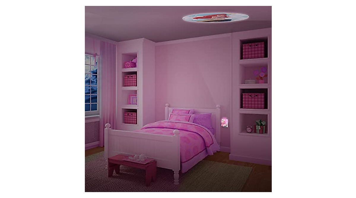 Disney Princess Projector Night Light - Auto On/Off LED