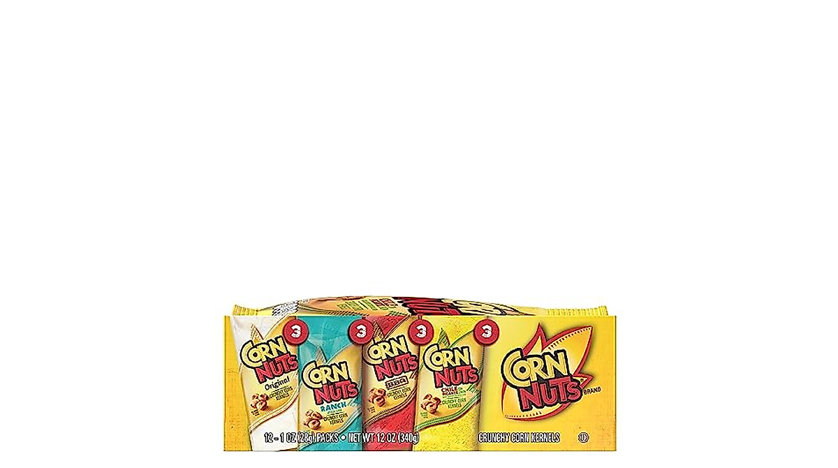 CORN NUTS Crunchy Corn Kernels Variety Pack - 12 Bags