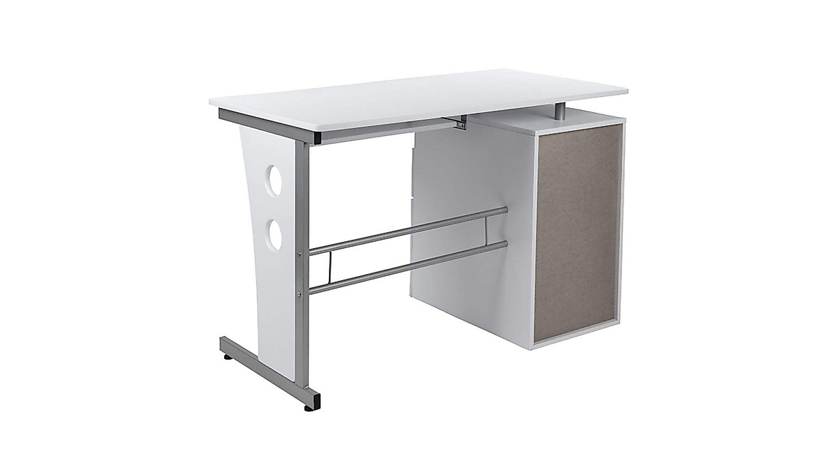 Stylish Flash Furniture Joshua White Desk for Productive Work