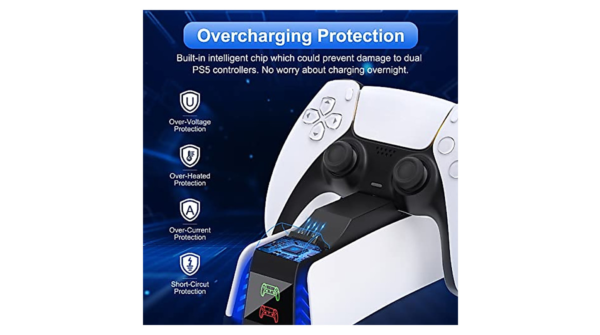 Fast PS5 Controller Charging Station for DualSense - Fegliea
