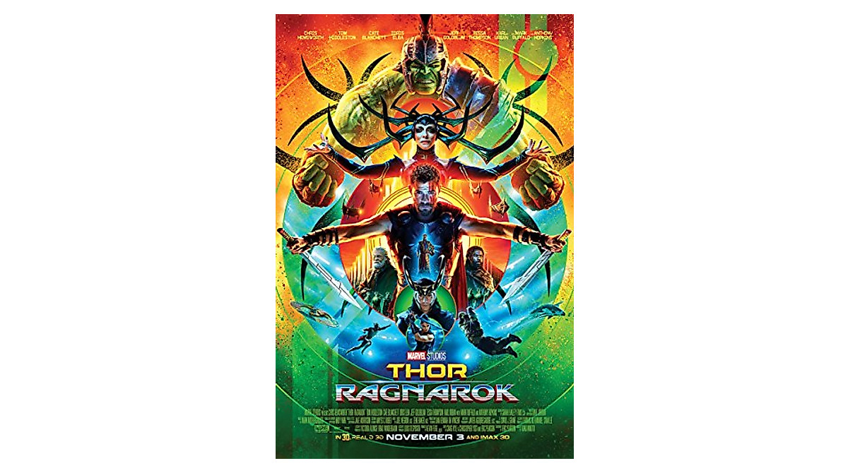Thor Ragnarok Poster 24x36 inches - Marvel Movie Wall Art