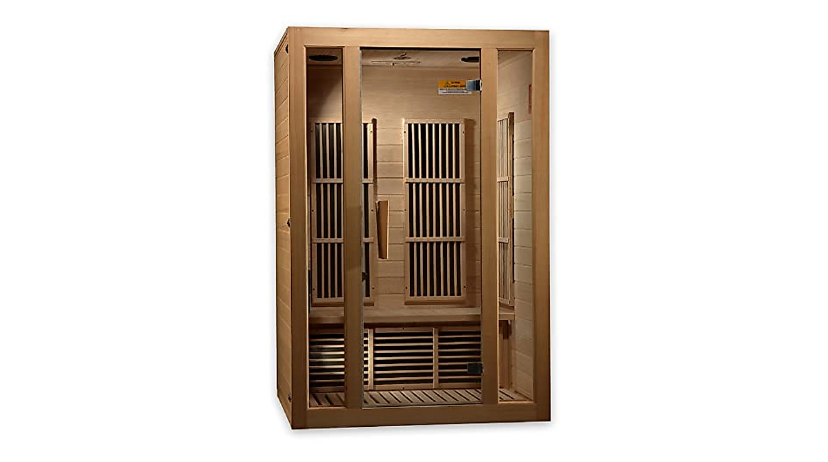 BOTARO Maxxus 2-Person Infrared Sauna - Hemlock Wood