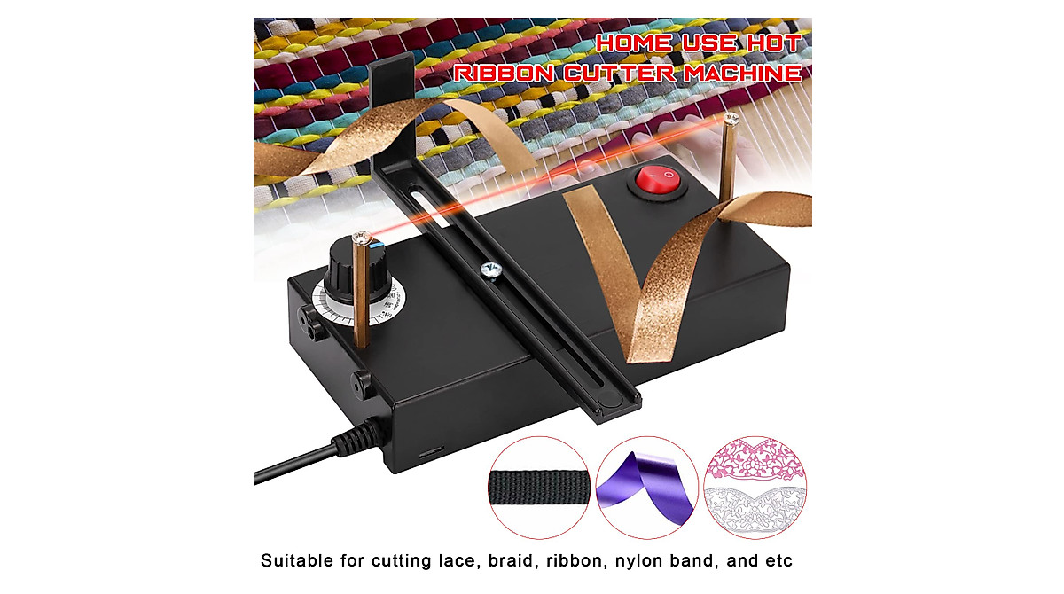 ERYUE Ribbon Cutter for DIY Crafting - Adjustable Temp Tool