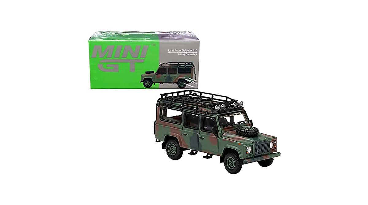 Land Rover Defender 110 RHD Diecast Model with Camouflage | True Scale ...