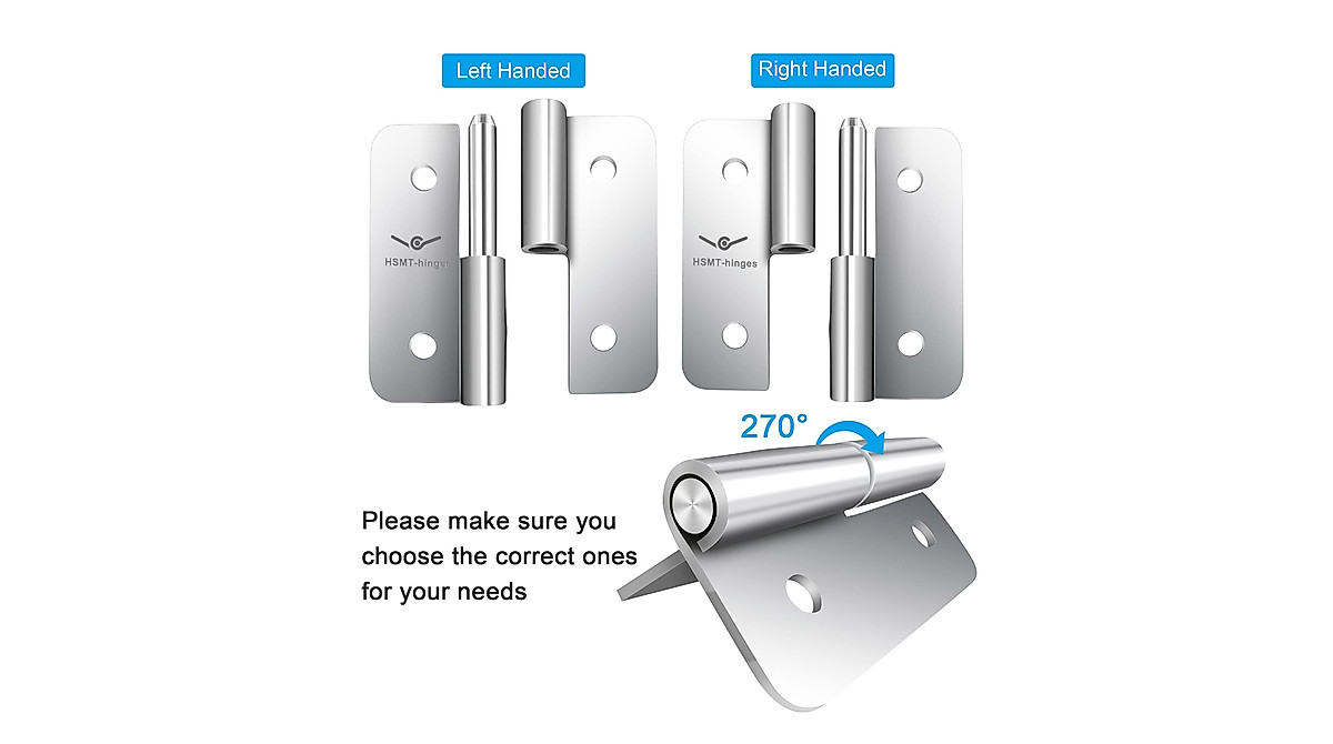2.5 Inch Lift Off Hinges, 304 Stainless Steel Small Slip Joint Flag ...